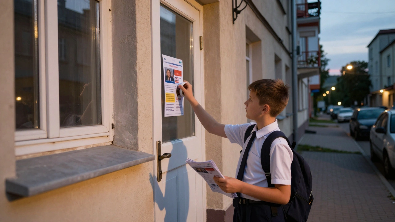 Робота для дітей 11-12 років: розклейка оголошень у Києві - що варто знати